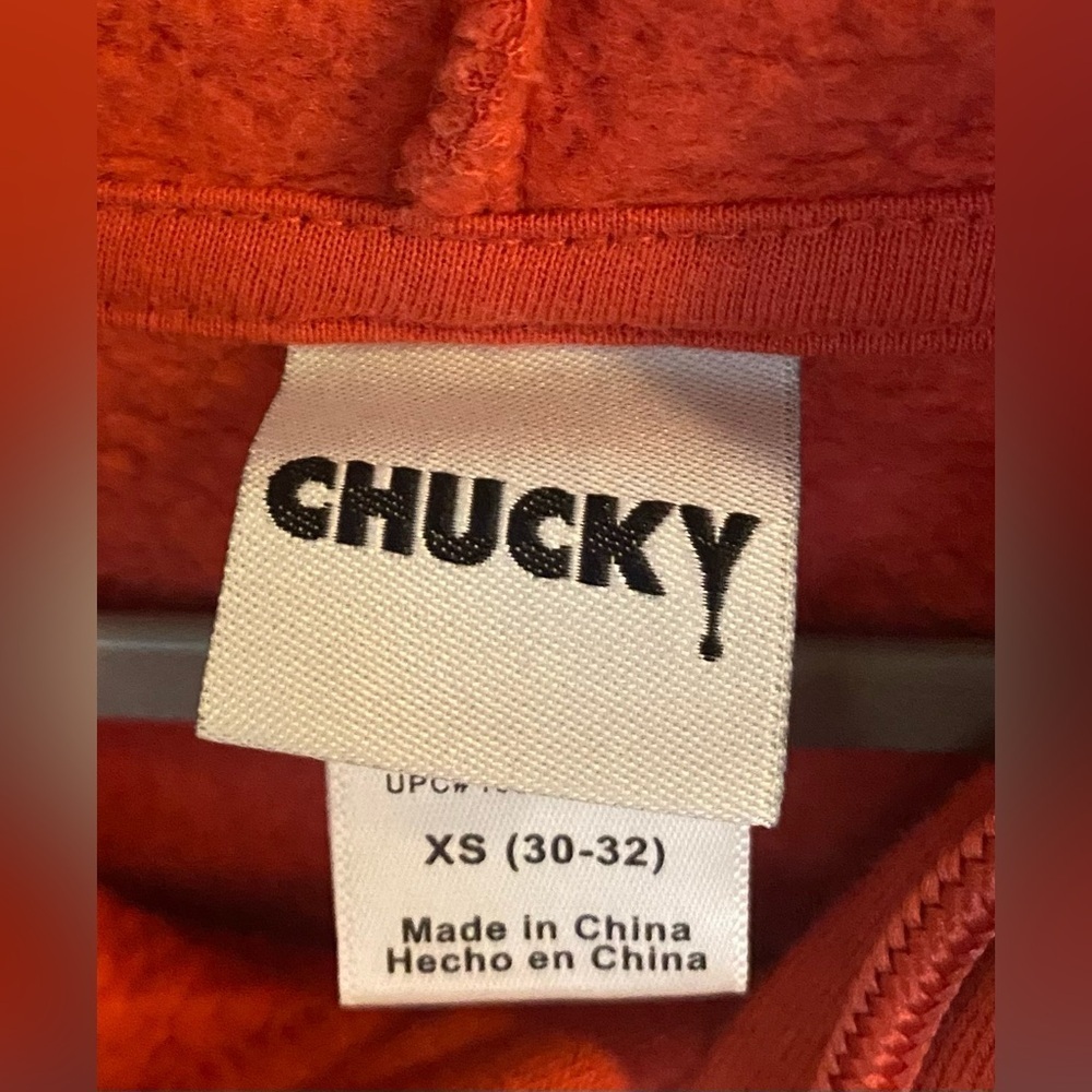 Chucky Pullover Hoodie Mens Size XS/30-32 Friends Til The End NEW - Picture 2 of 7